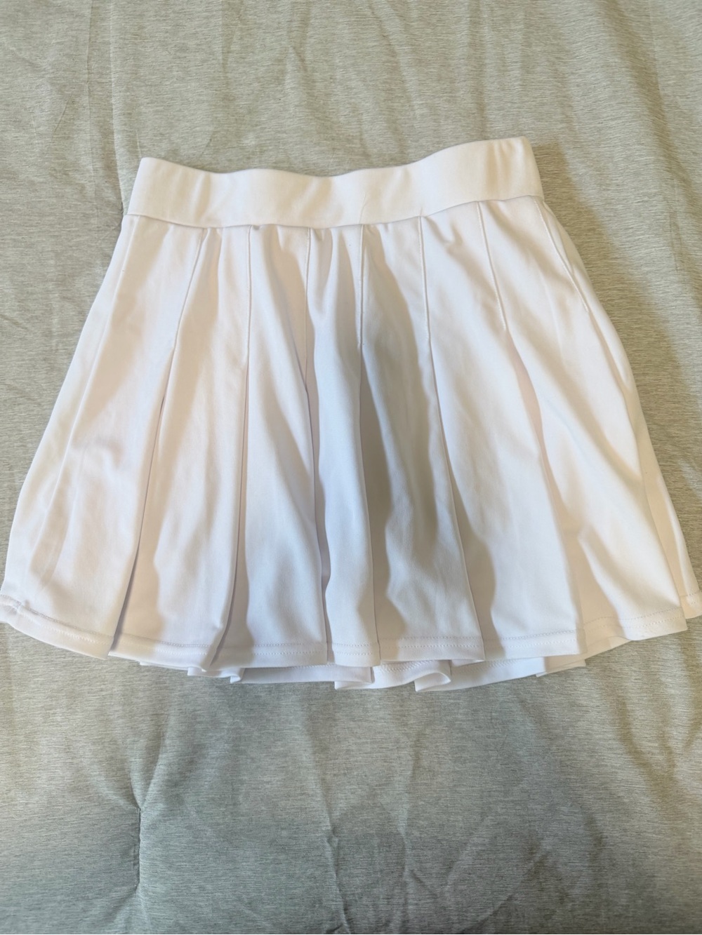 White Pleated Tennis Skirt